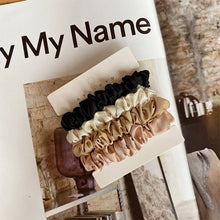 Load image into Gallery viewer, 4pcs Pure Silk Scrunchie