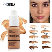 Load image into Gallery viewer, PHOERA Foundation Liquid Matte High Coverage