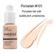 Load image into Gallery viewer, PHOERA Foundation Liquid Matte High Coverage