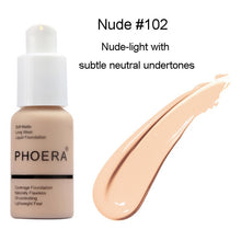 Load image into Gallery viewer, PHOERA Foundation Liquid Matte High Coverage