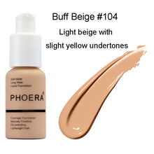 Load image into Gallery viewer, PHOERA Foundation Liquid Matte High Coverage
