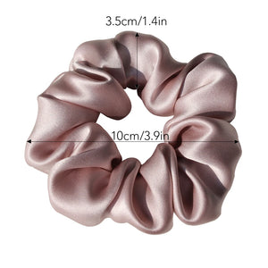 100% Pure Mulberry Silk Large Scrunchy