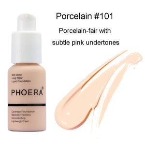 PHOERA Foundation  Liquid Matte High Coverage