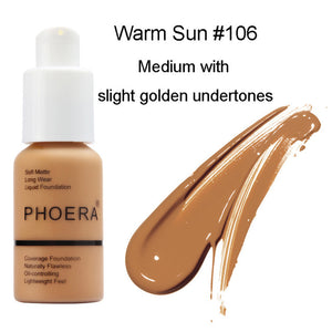 PHOERA Foundation  Liquid Matte High Coverage