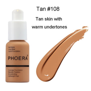 PHOERA Foundation  Liquid Matte High Coverage